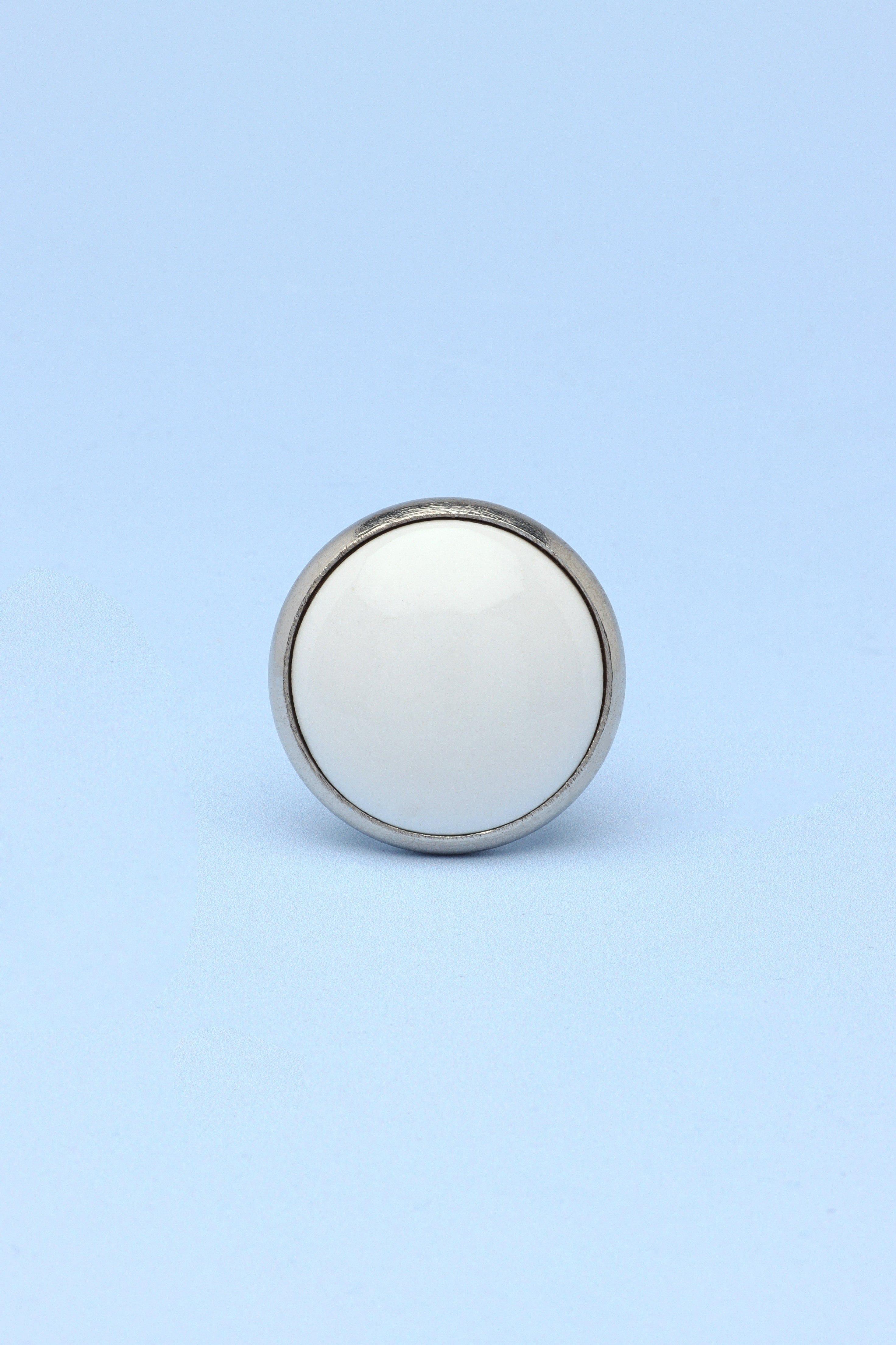 Stylish Ceramic and Metal Door Knob & Handle - G Decor