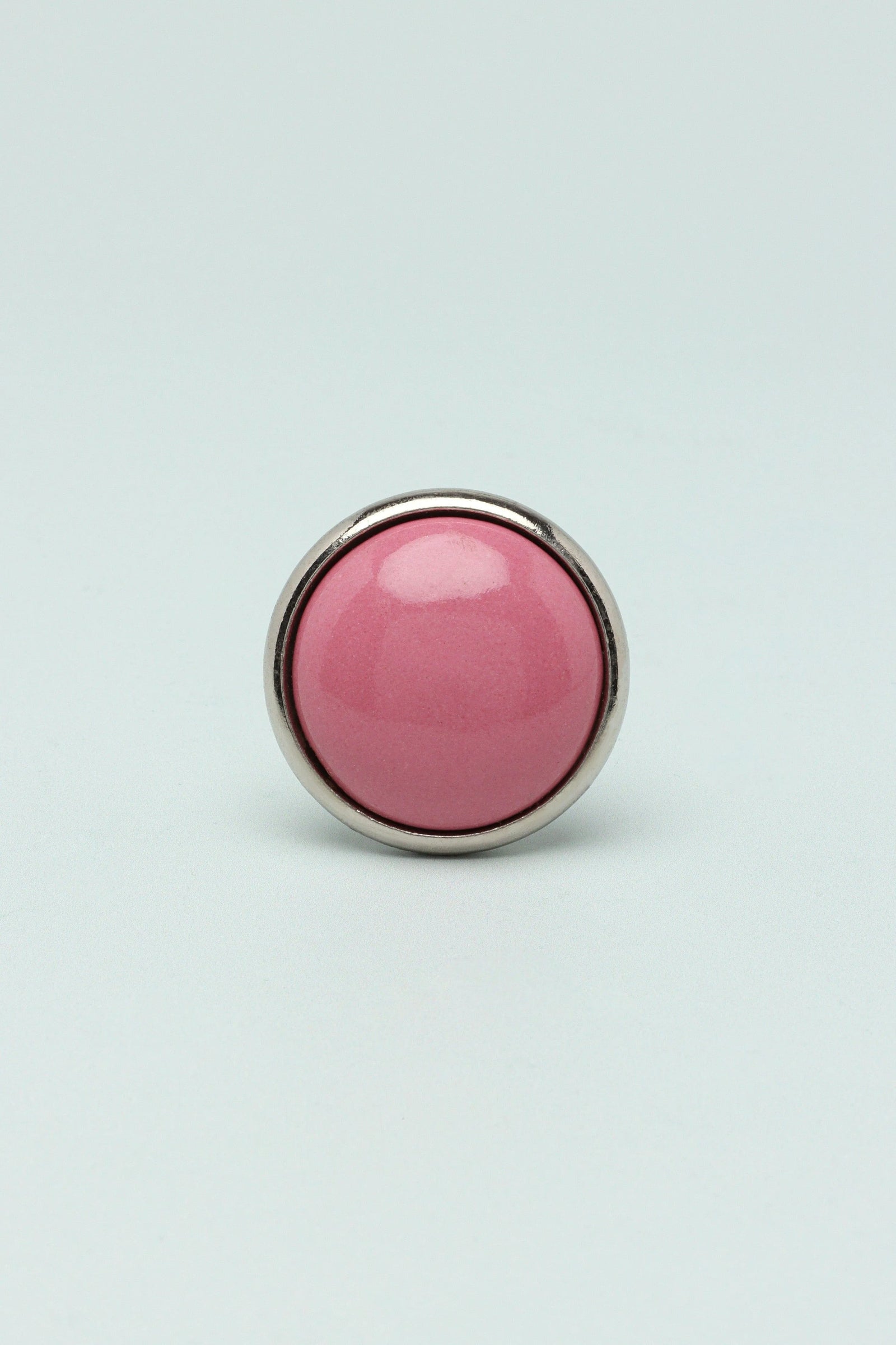 Stylish Ceramic and Metal Cabinet Knob in Colour — close-up view, G Decor