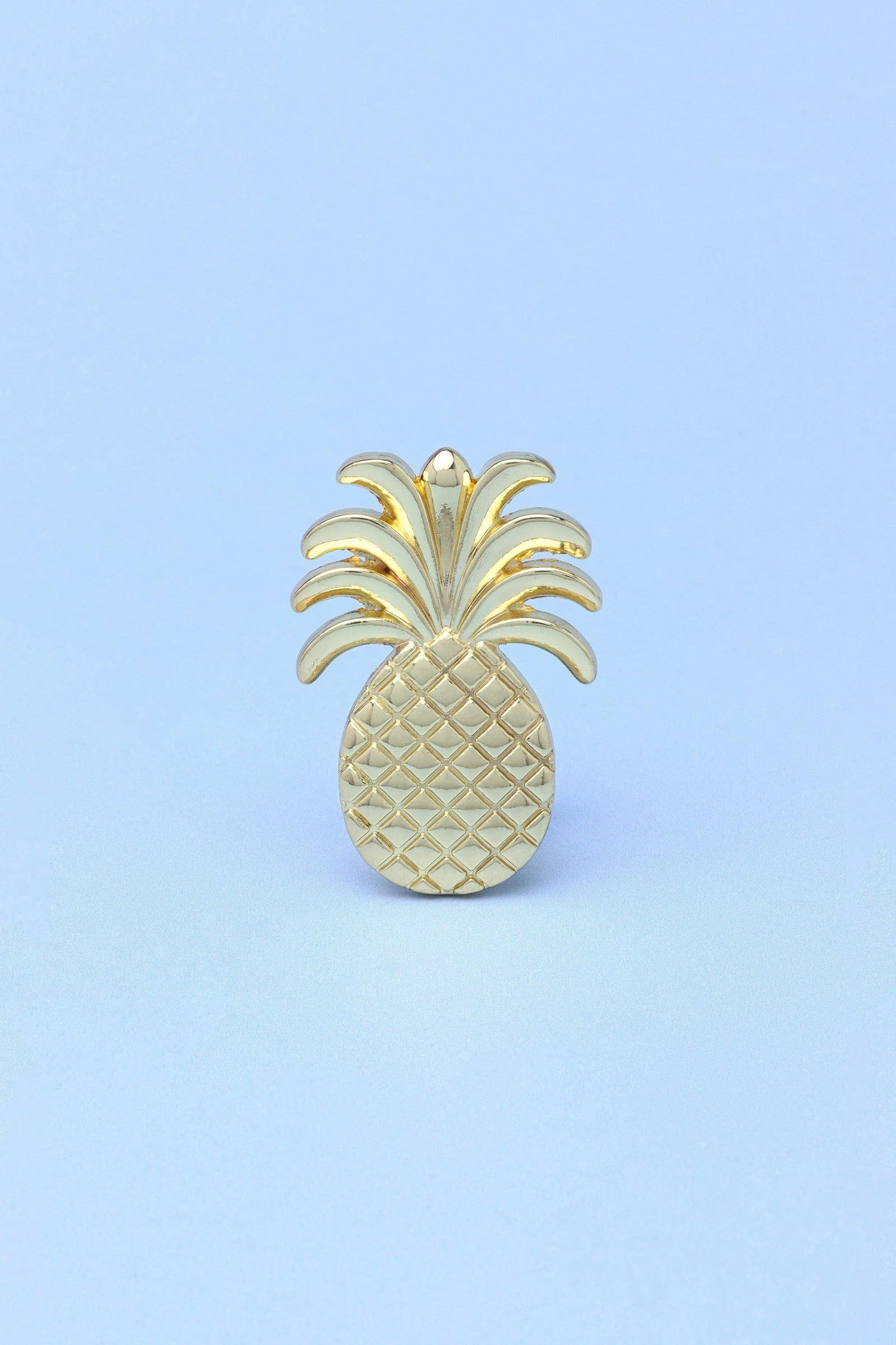 Sweet Pineapple Tropical Ceramic Cabinet Knob — alternate view, G Decor