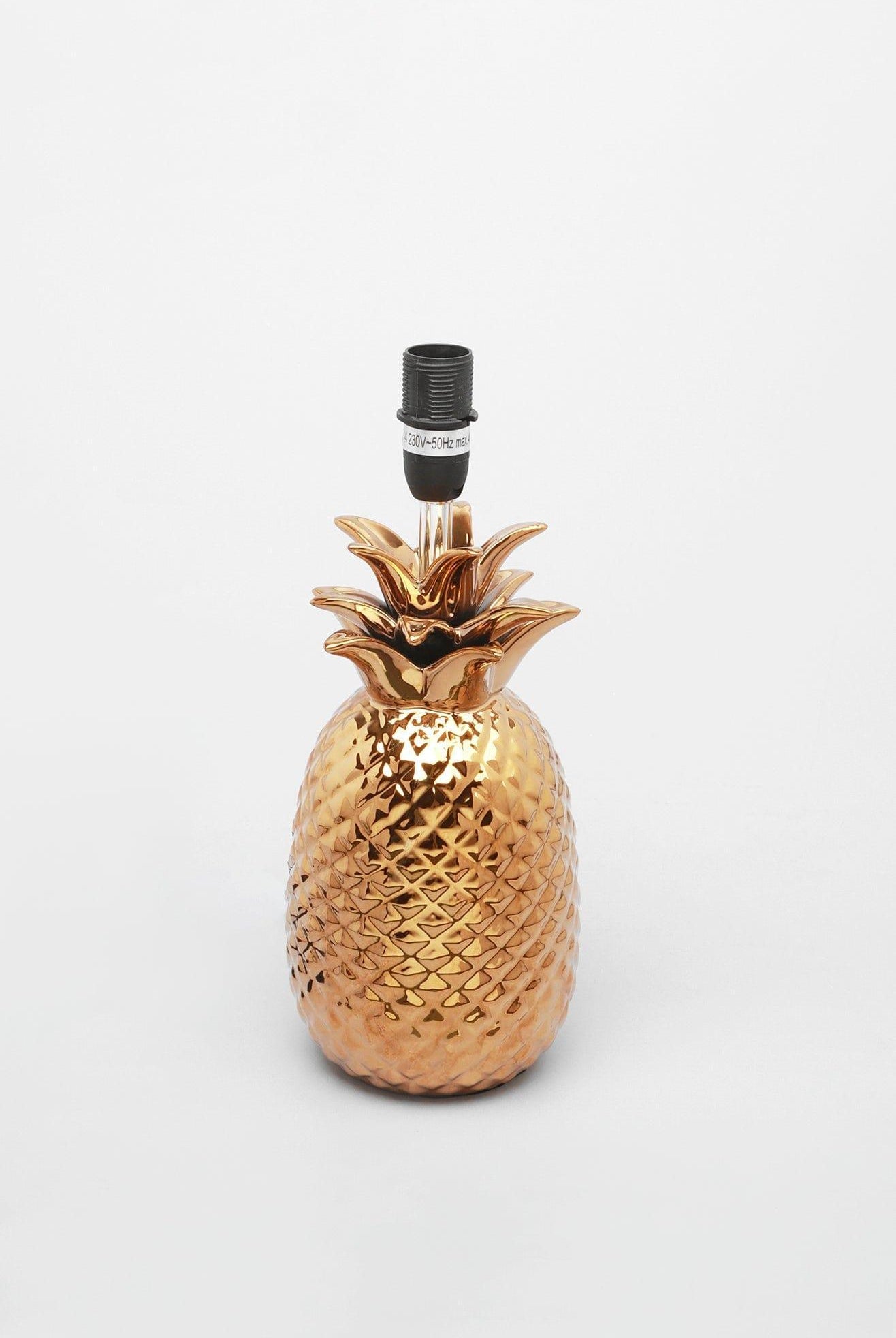 Tang Gold Resin Pineapple Bedside Table Lamp - G Decor