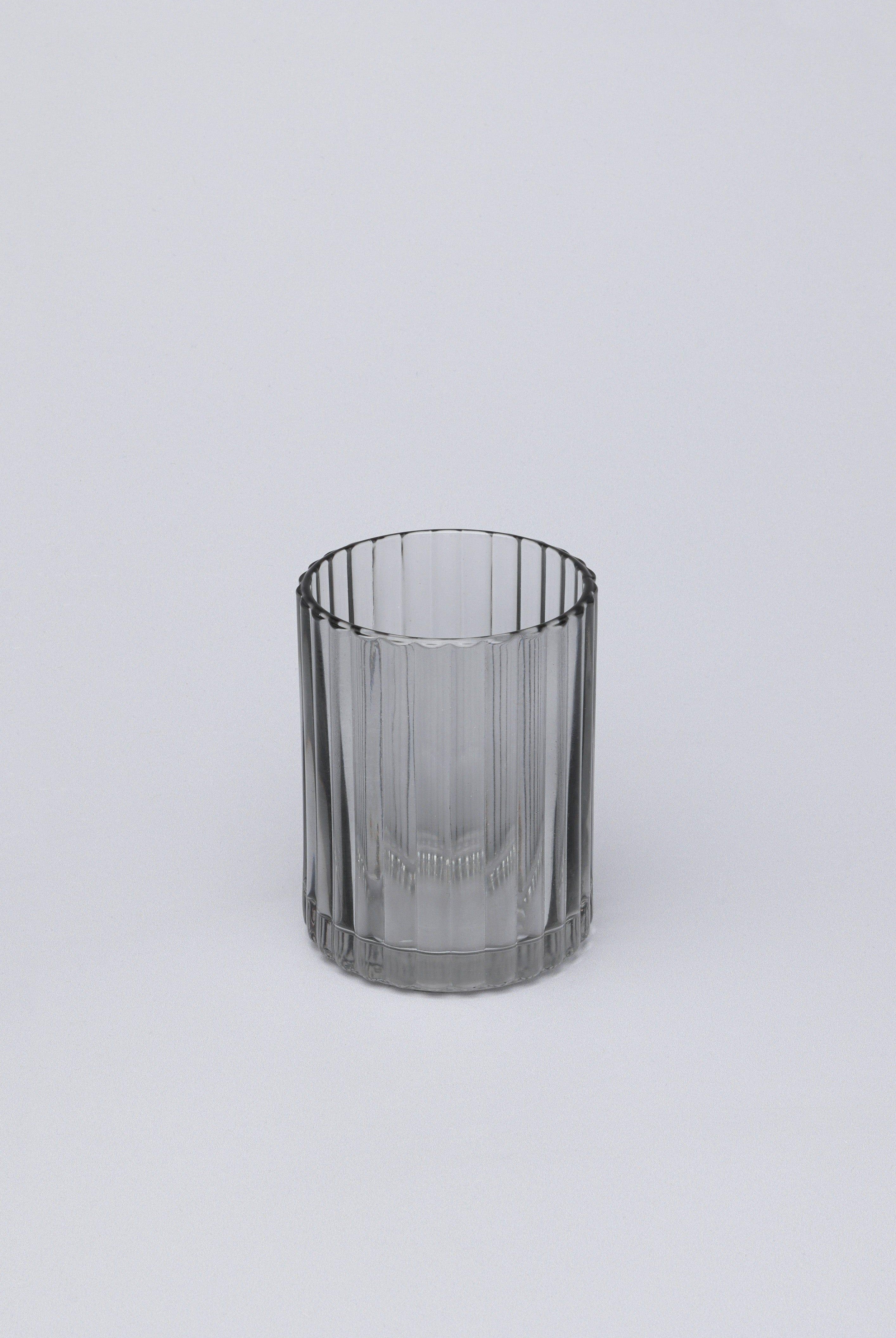 Three Piece Vienna Grey Glass Bathroom Set - G Decor