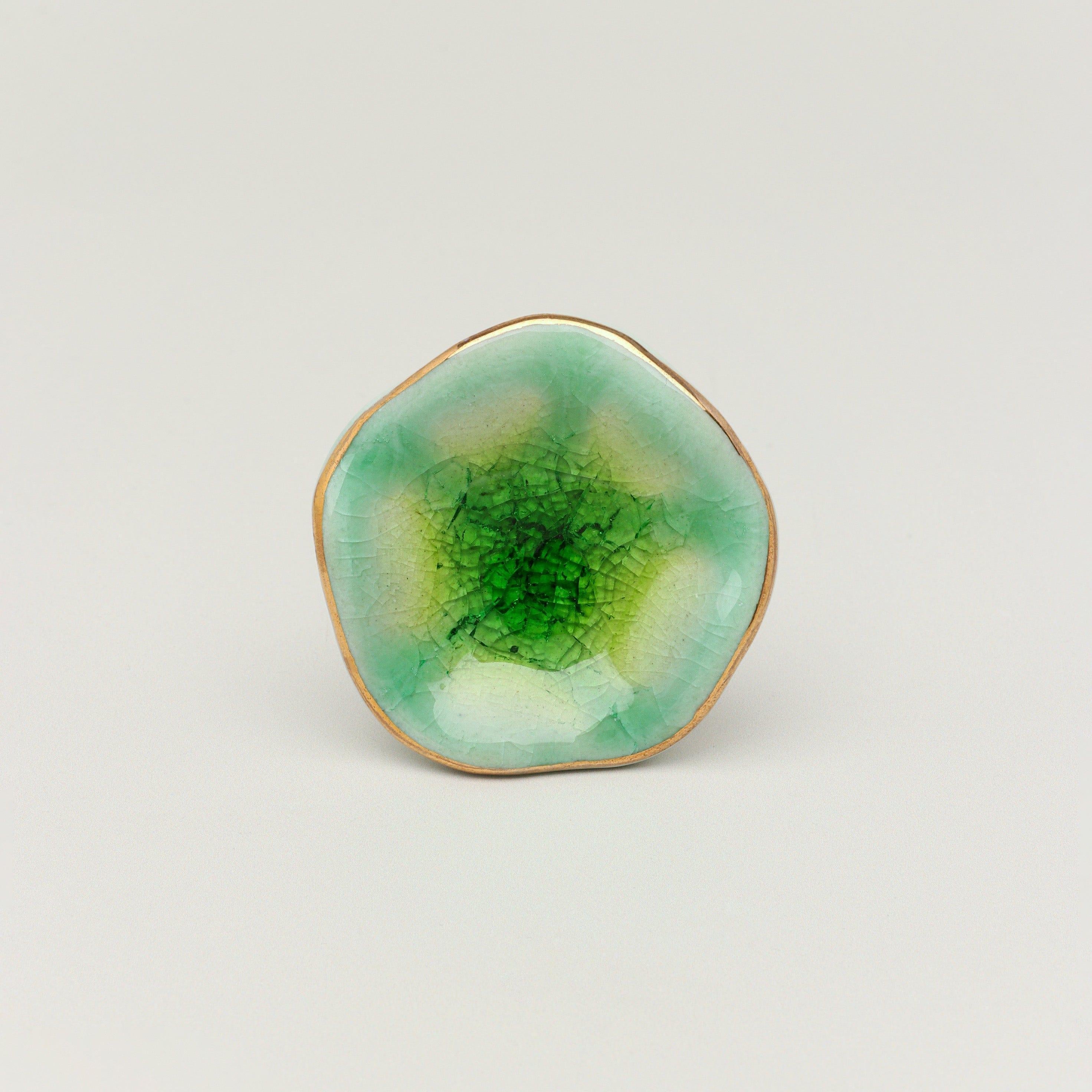 Tiffity Handmade Ceramic Door Knob Handpainted Cupboard, Drawer & Door Handle - G Decor