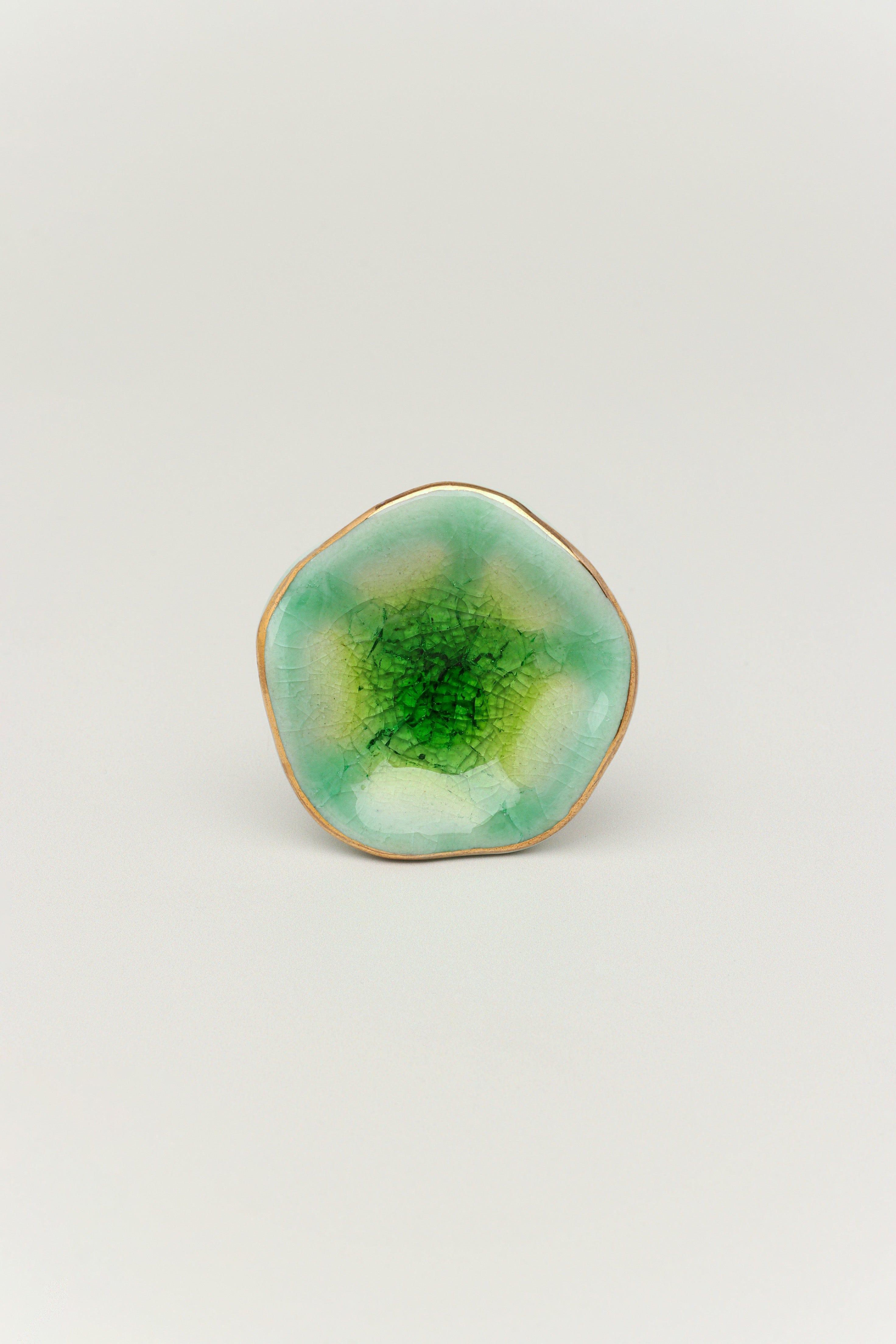 Tiffity Handmade Ceramic Door Knob Handpainted Cupboard, Drawer & Door Handle - G Decor