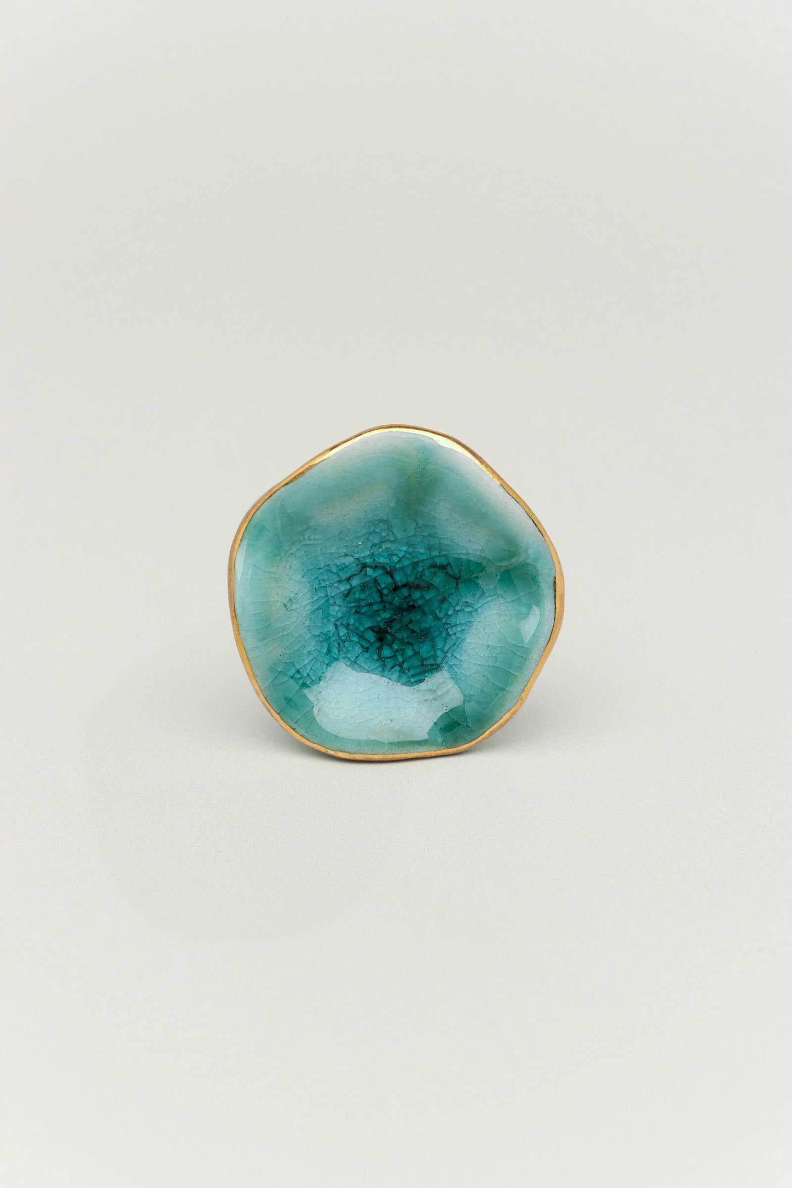 Tiffity Hand-Painted Ceramic Cabinet Knob — alternate view, G Decor