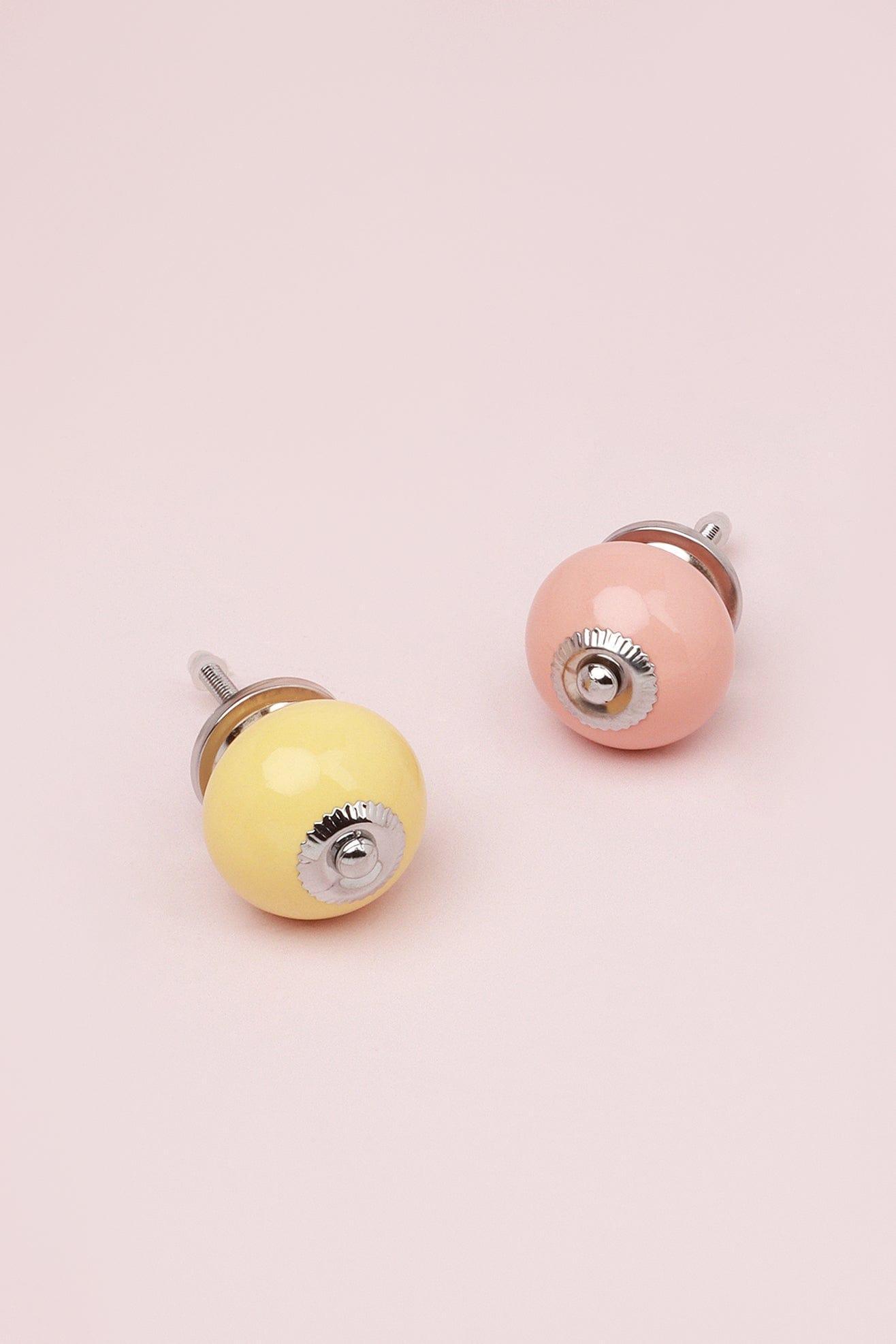 Timeless Handmade Ceramic Door Handles In Sunny Colours Elegant And Functional Knobs - G Decor