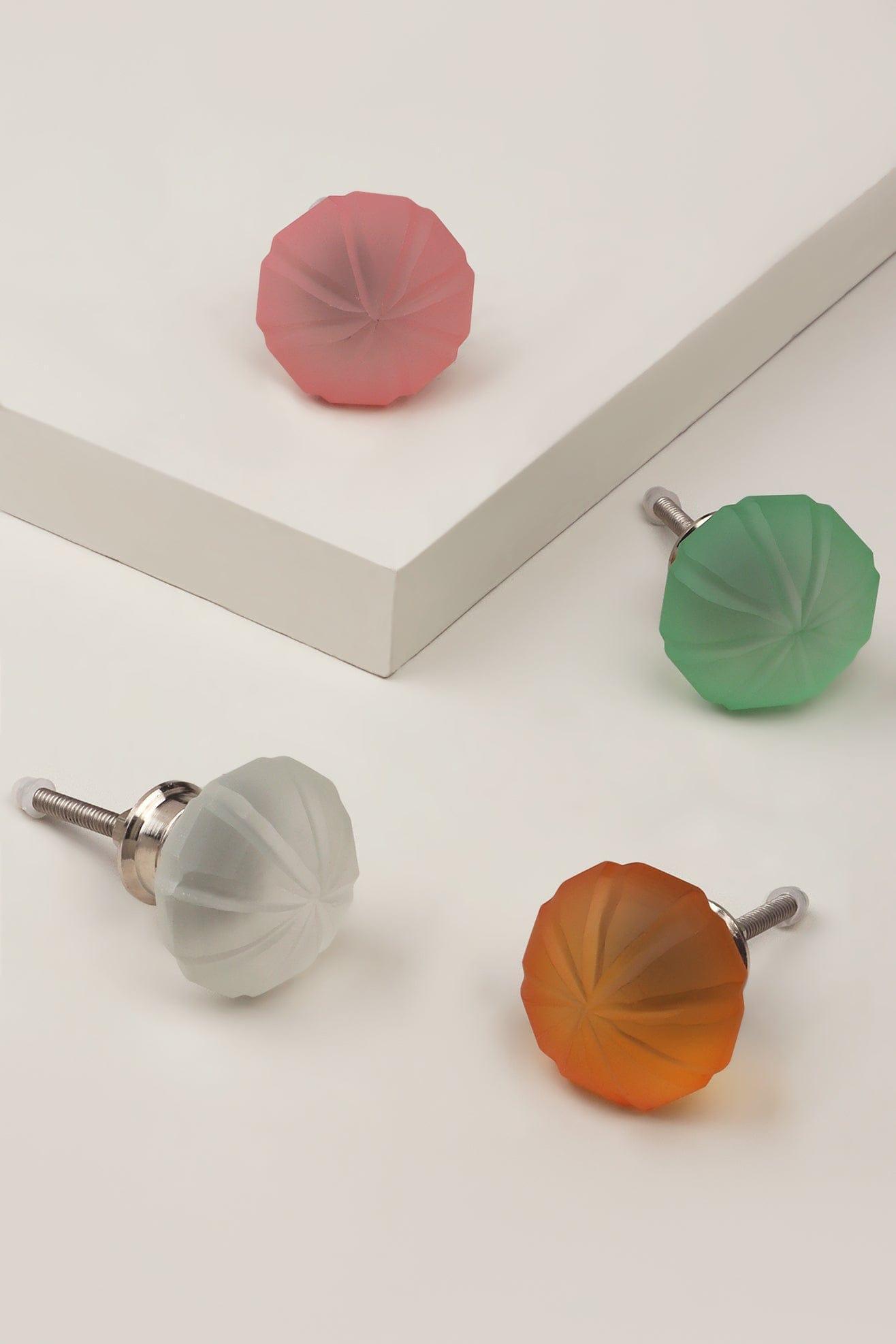 Tuscany Umbrella Matt Glass Door Knob - G Decor