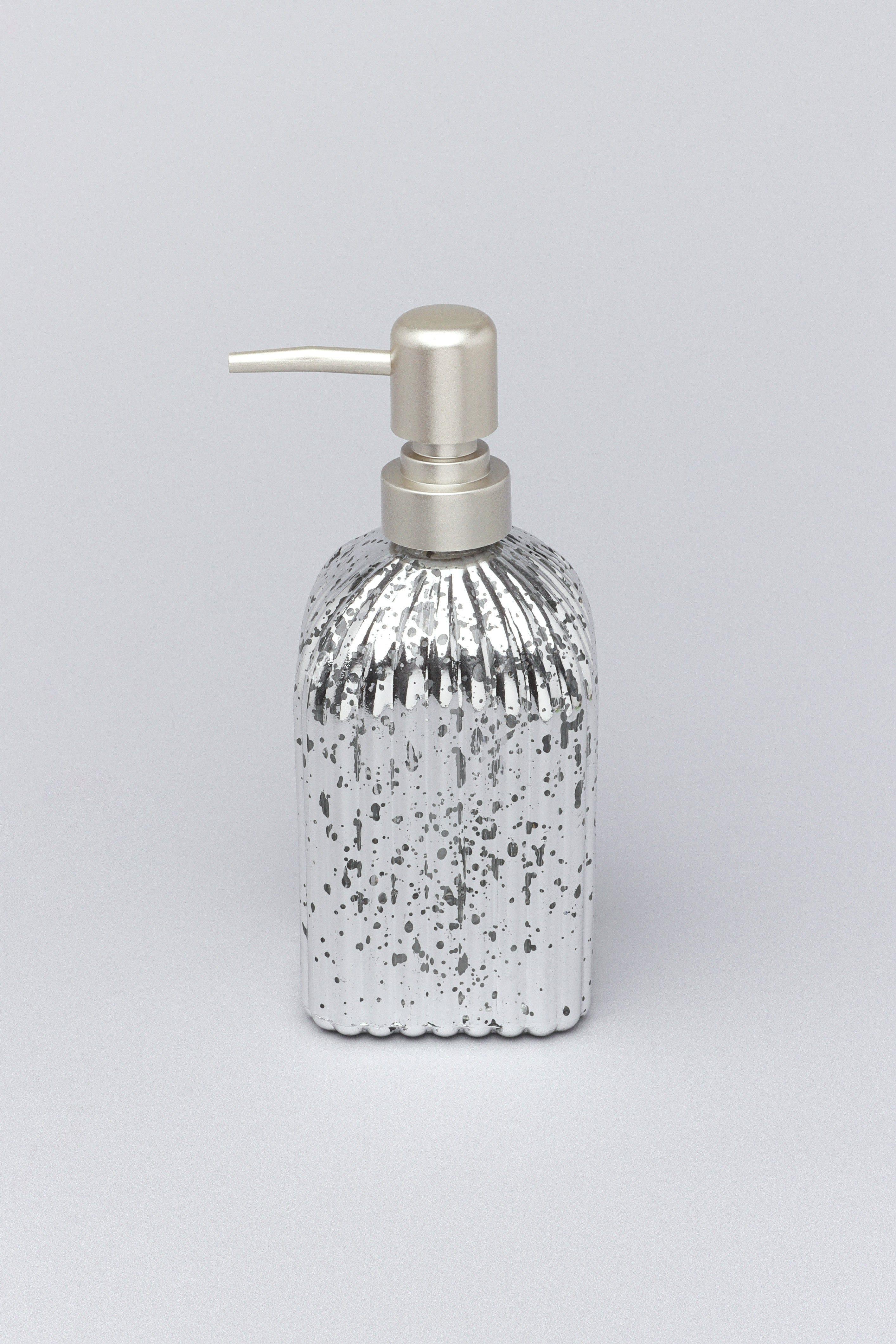 Two Piece Paris Silver or Rose Gold Mercury Glass Bathroom Set - G Decor