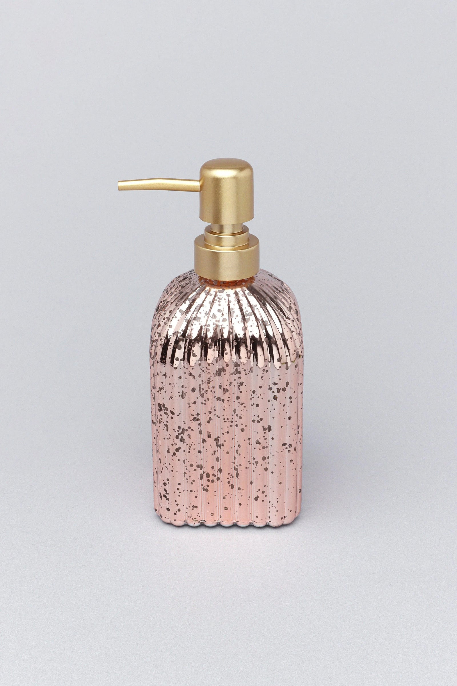 Paris Two-Piece Mercury Glass Bathroom Set in Silver or Rose Gold — close-up view, G Decor