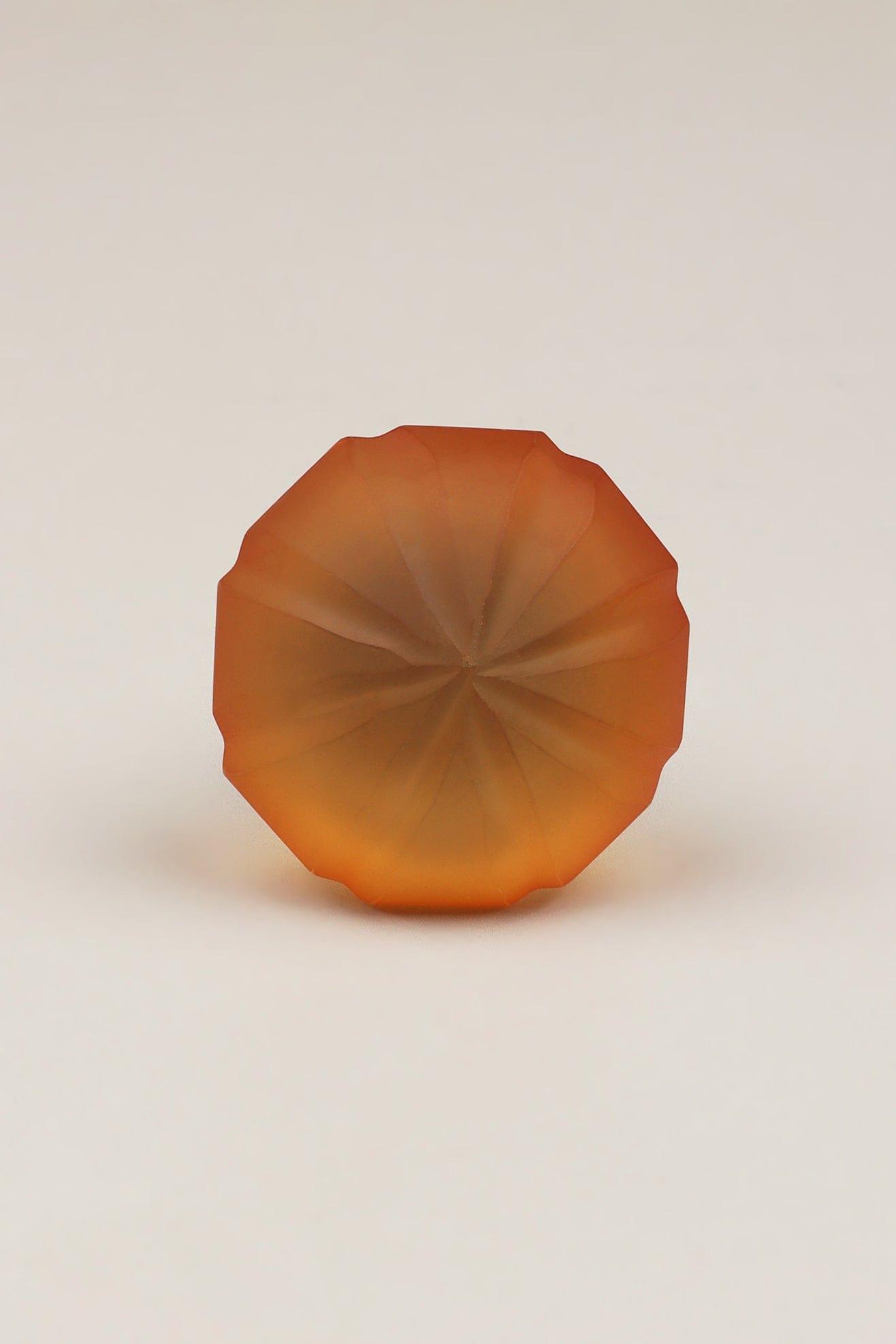 G Decor Cabinet Hardware Orange UMBRELLA STYLISH MATT GLASS KNOBS