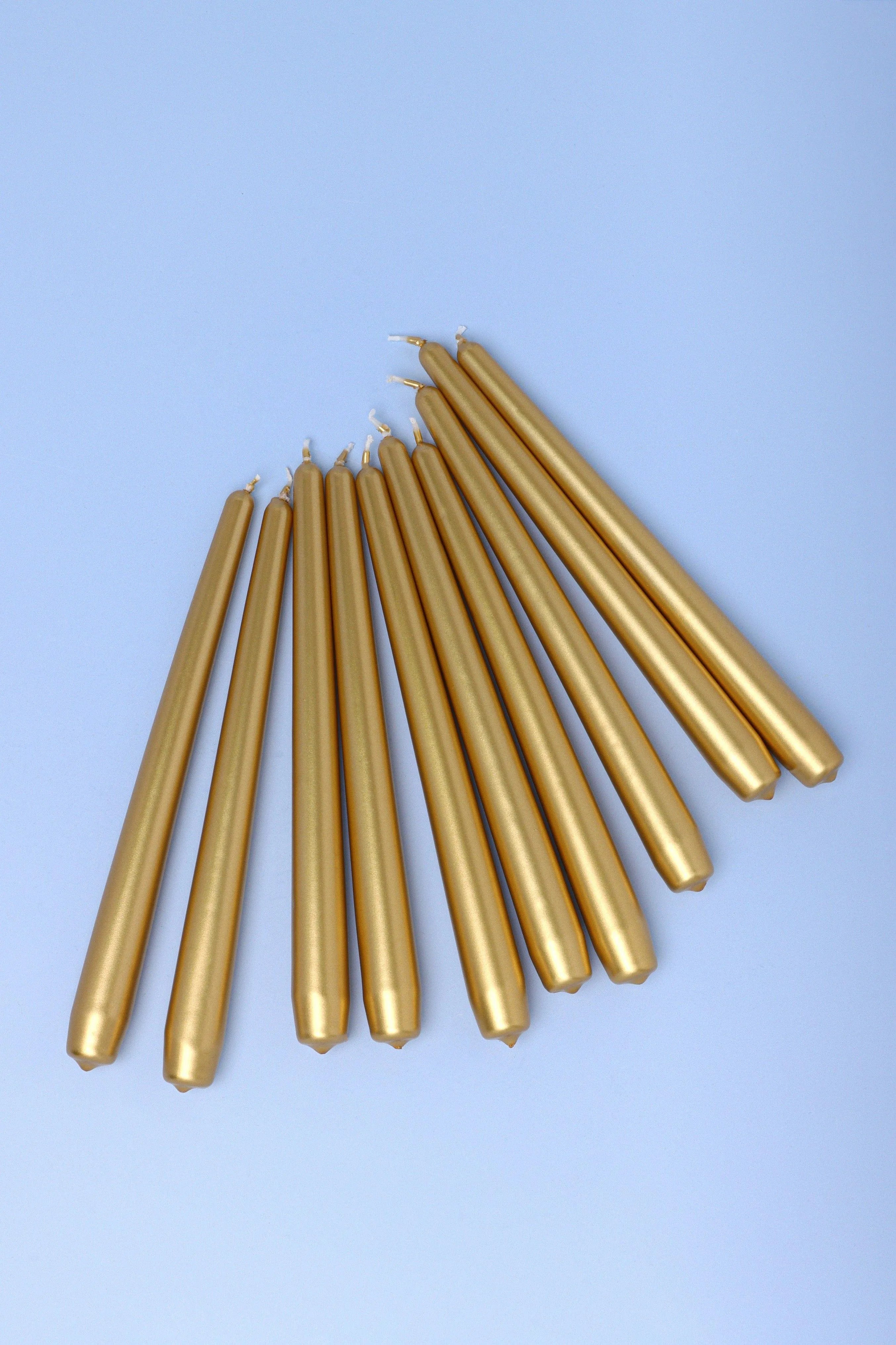 Velaré Golden Hour Set of 2, 10 or 20 Tall Hand-Finished Opaline Dinner Candles & Taper Candles - G Decor