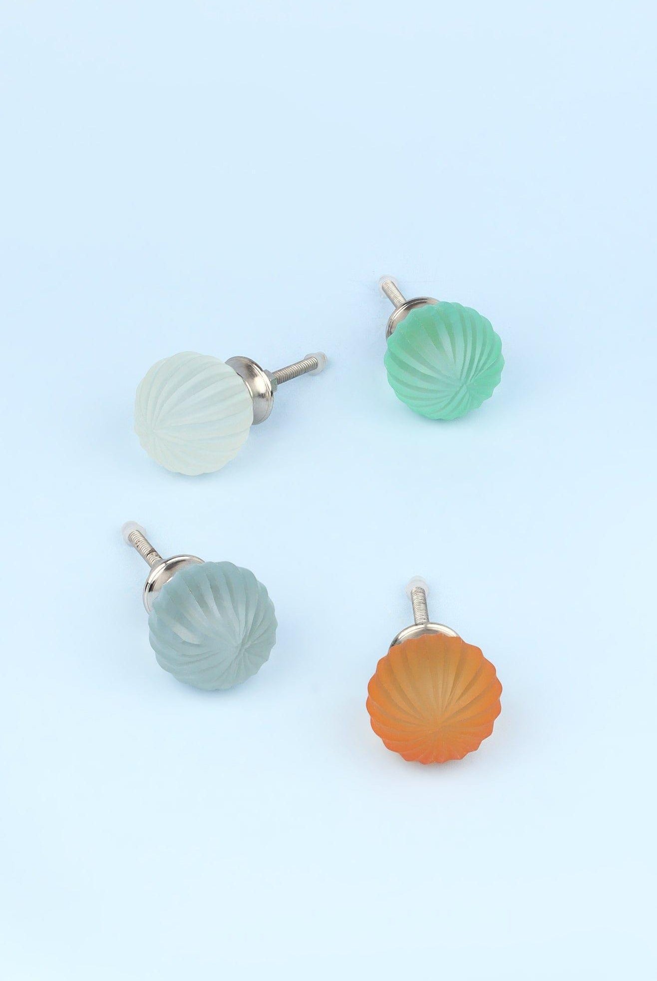 Velvet Frost Renaissance Glass Door Knobs - G Decor