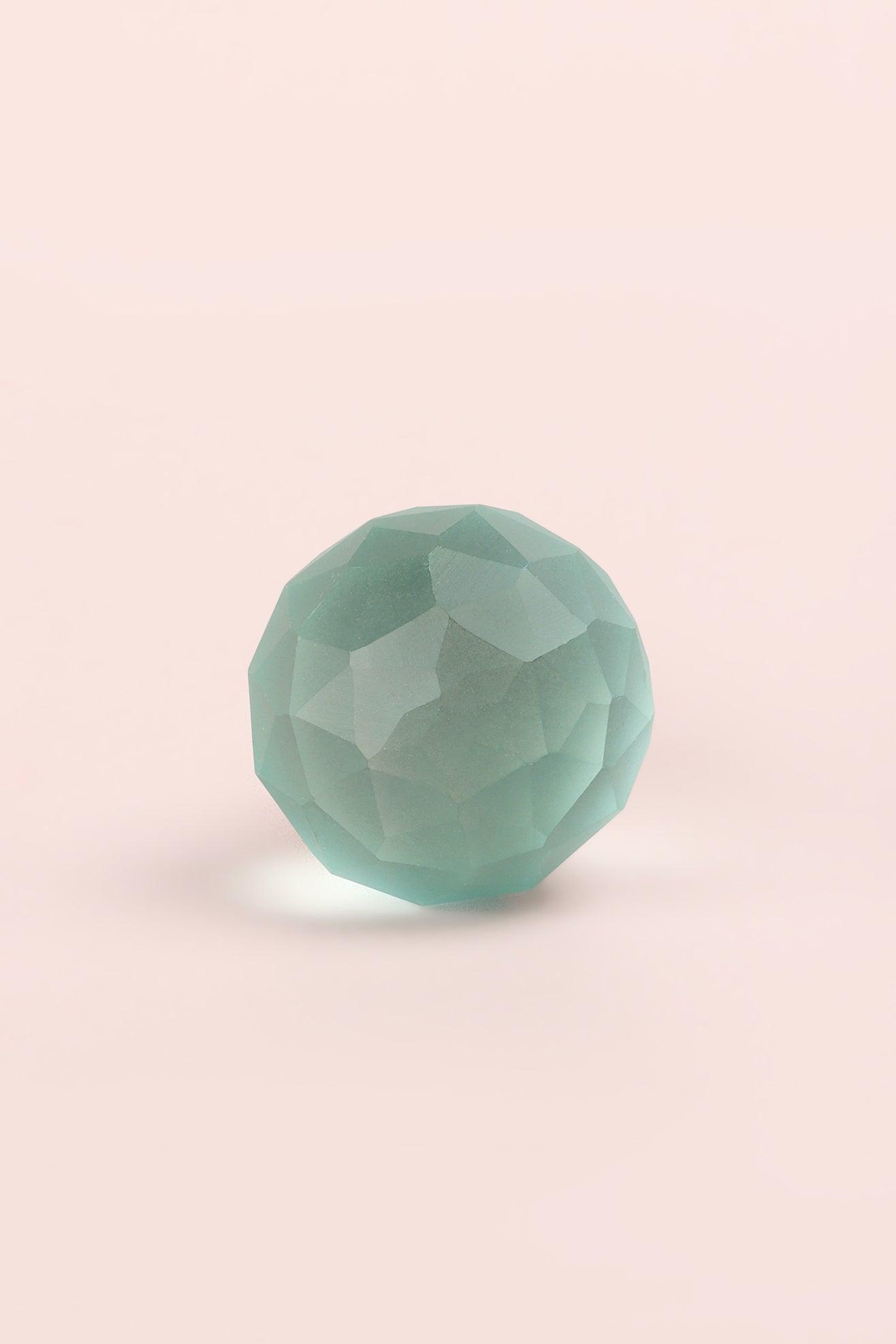 Velvet Glow Gemstone Glass Pull Knob In Pastel Collecion - G Decor