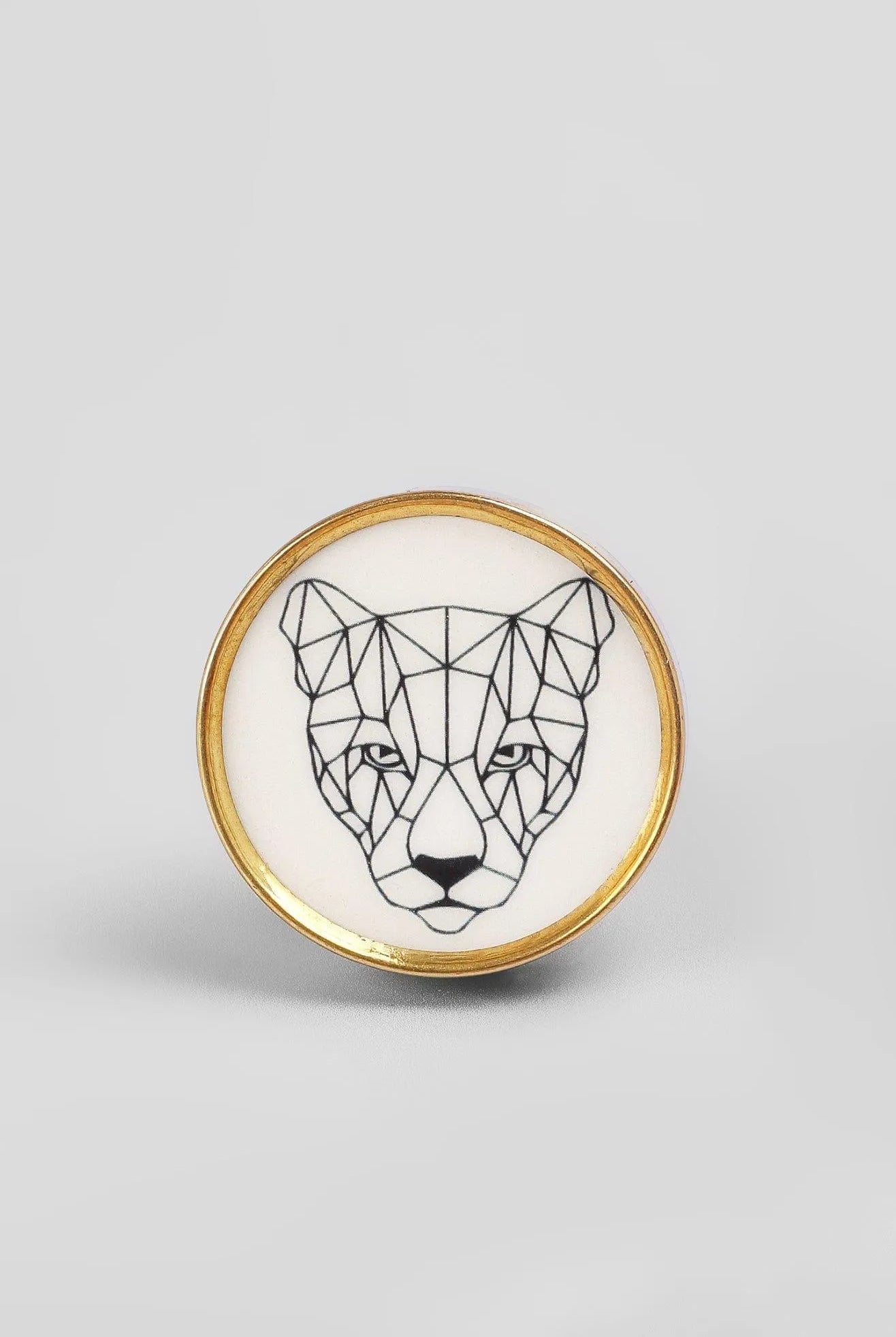 wild-animal-brass-door-knob-decorative-cupboard-and-drawer-handle-g-decor-61484 - G Decor