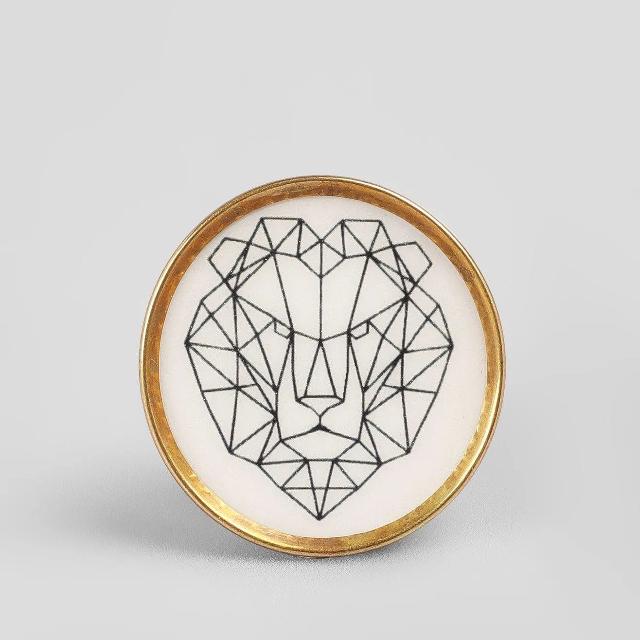 wild-animal-brass-door-knob-decorative-cupboard-and-drawer-handle-g-decor-77831 - G Decor