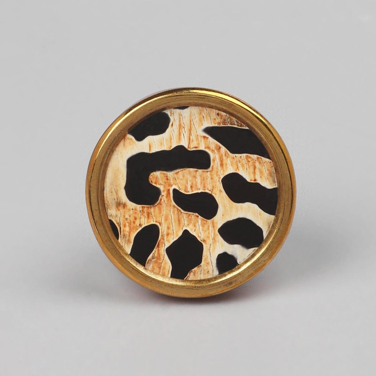 Wild Luxe Brass Knobs Animal Print Collection - G Decor