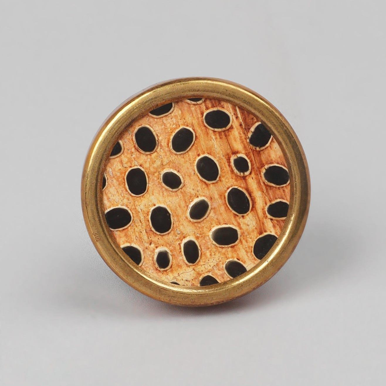 Wild Luxe Brass Knobs Animal Print Collection - G Decor