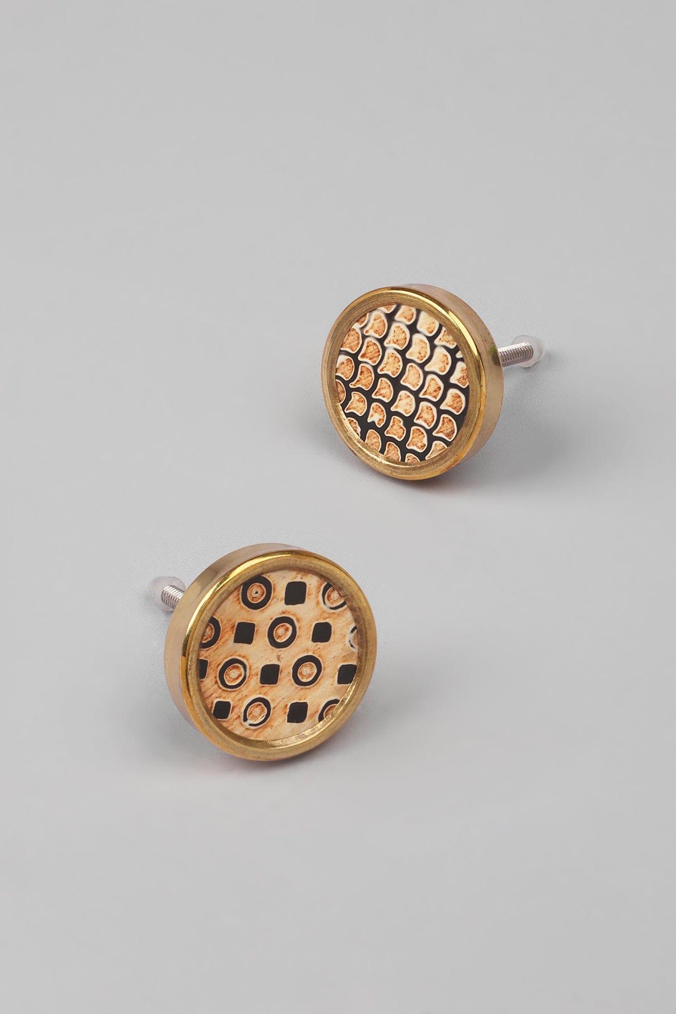 Wild Luxe Brass Knobs Animal Print Friends Collection - G Decor