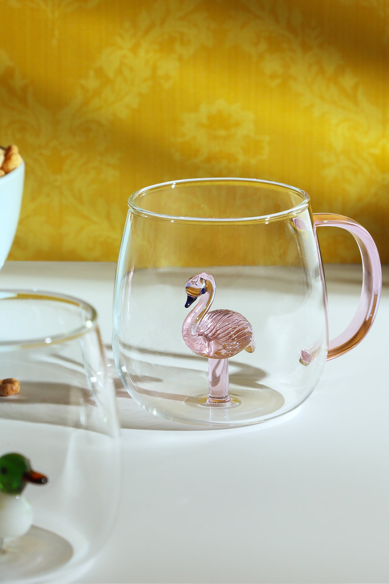 Whimsical Glasses with 3D Bird Surprise