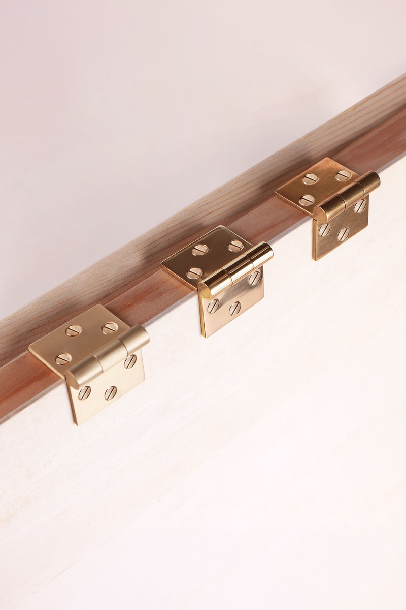 Backflap Hinge, Solid Brass