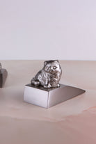 Cat door stopper in chrome