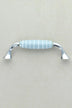 Quiet Living Selection Handcrafted and Hand-Painted Ceramic Pull Handle with Chrome
