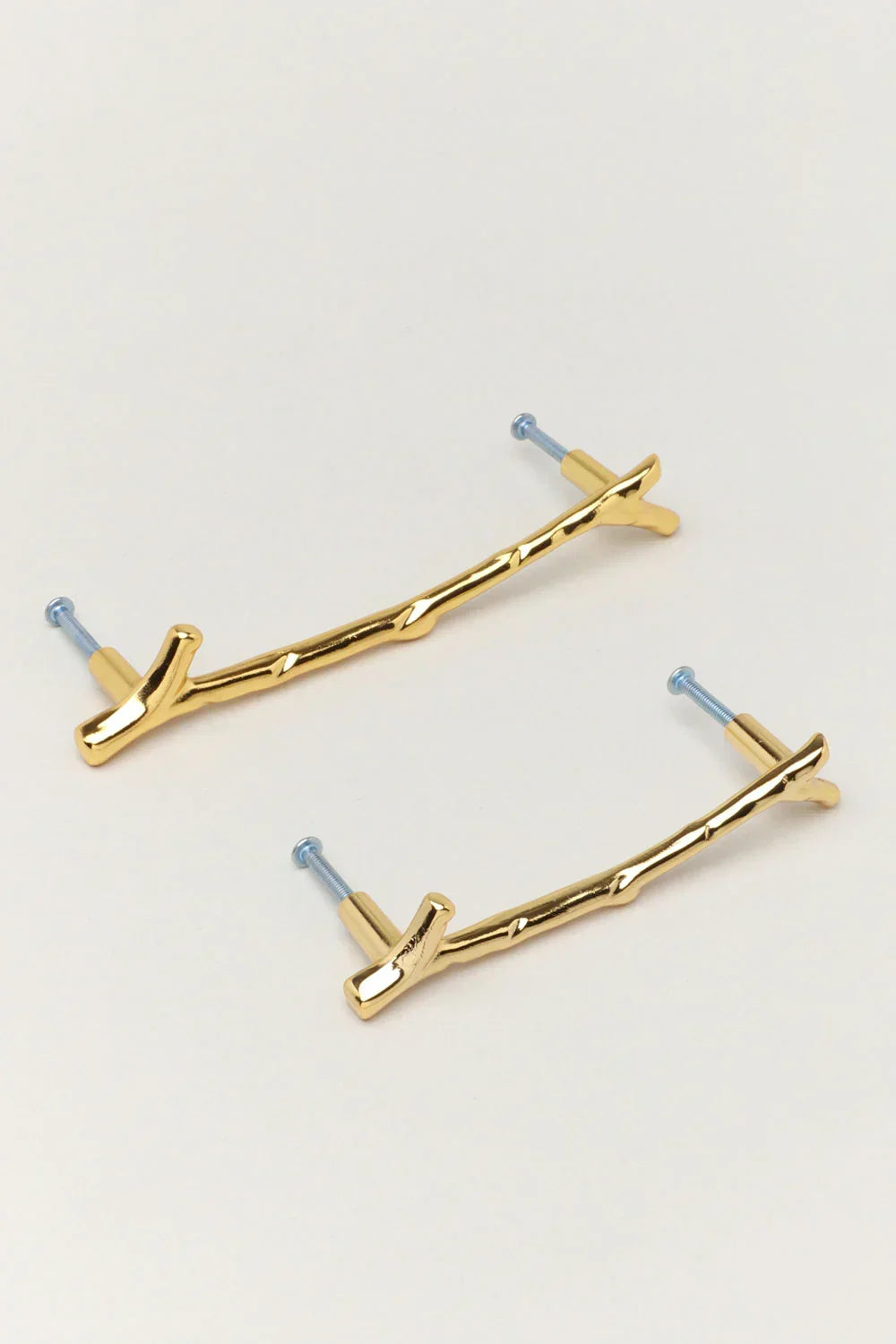 Runa Sculpted Gold Branch Cabinet Pull — alternate view, G Decor