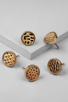 Wild Luxe Animal Print Brass Cabinet Knob Collection — G Decor
