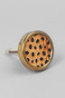 Wild Luxe Animal Print Brass Cabinet Knob Collection — lifestyle view, G Decor