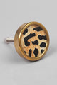 Wild Luxe Brass Knobs Animal Print Collection