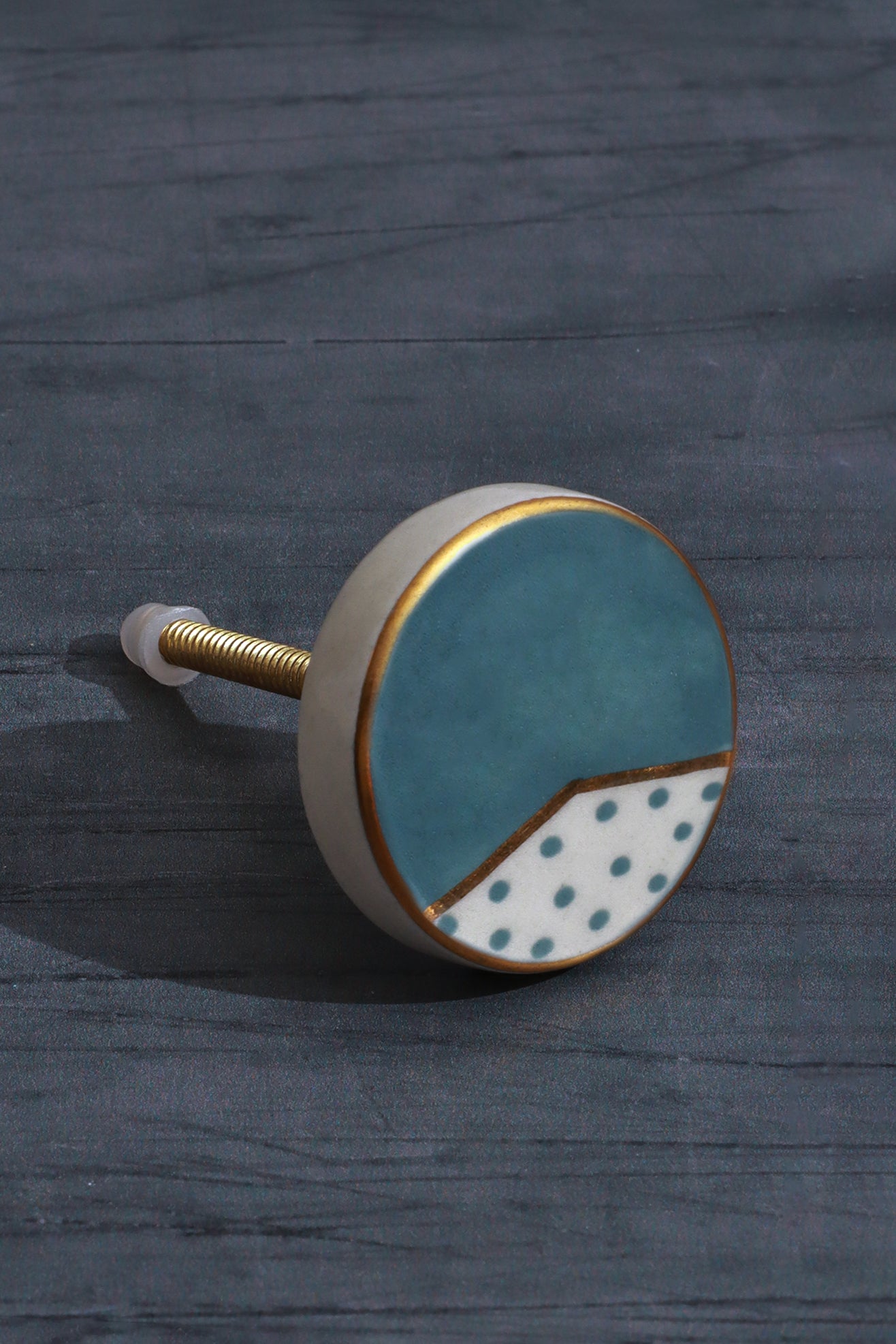 Handcrafted Ceramic Knobs Geometric & Polka Dot Collection