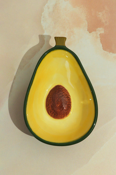 Ceramic Avocado-Shaped Small Bowl