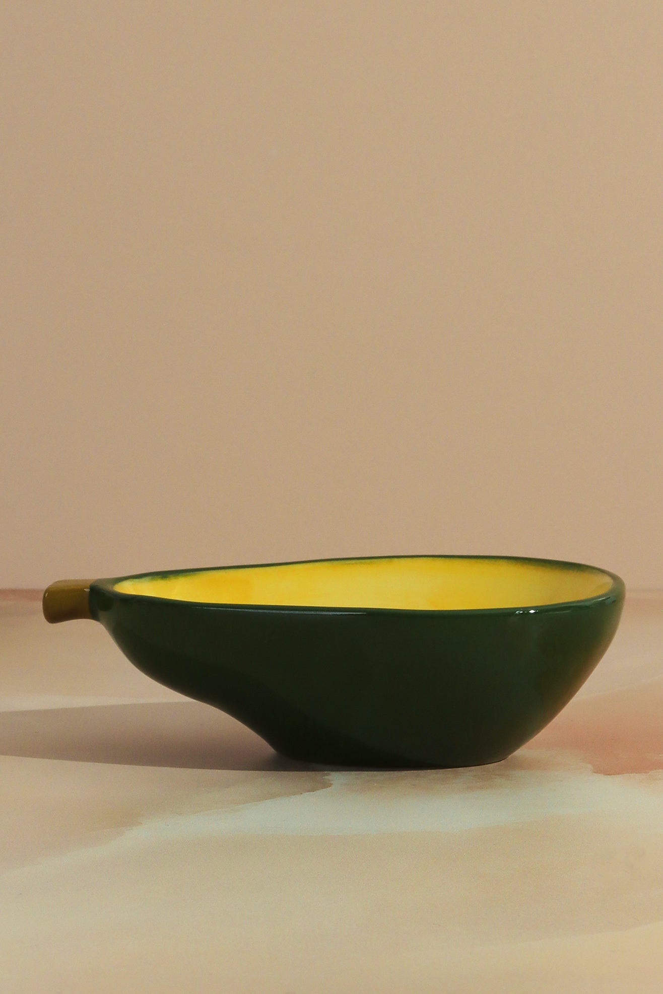 Ceramic Avocado-Shaped Small Bowl