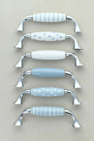 Quiet Living Hand-Painted Ceramic Pull Handle — close-up view, G Decor