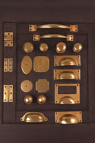 The aged brass cabinet hardware range