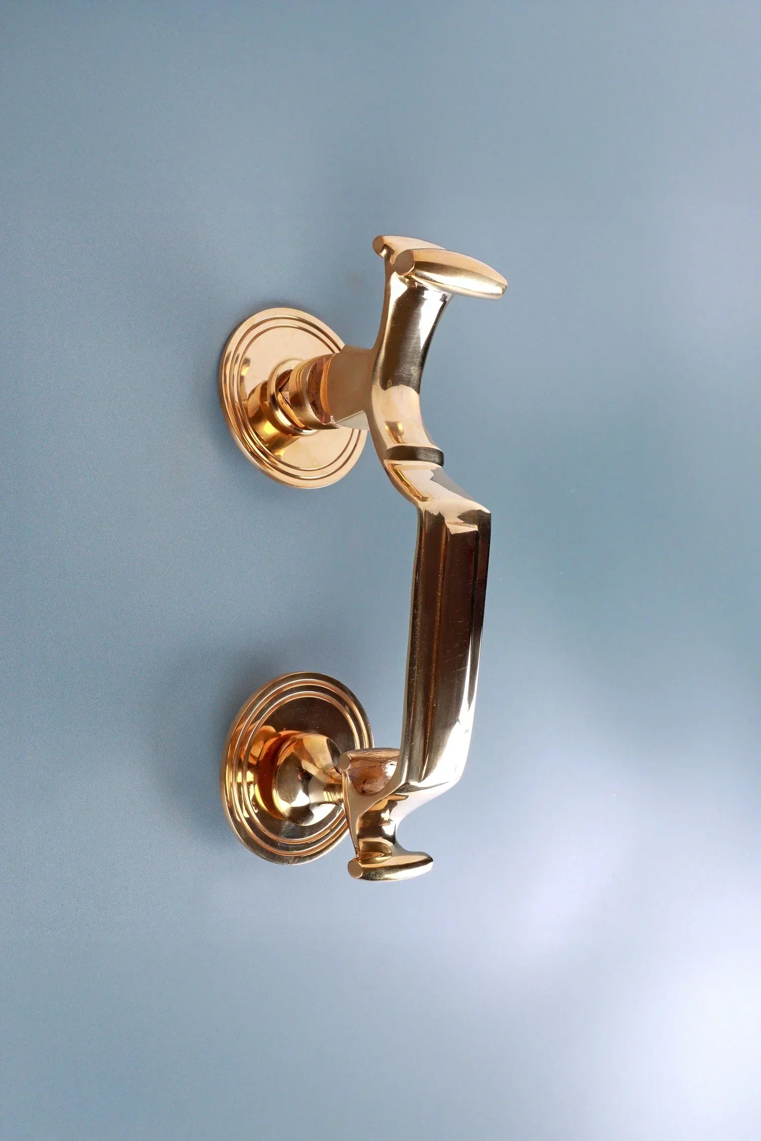Windsor Polished Brass Door Knocker — alternate view, G Decor