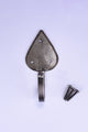 Traditional Teardrop Forged Wall Coat Hook Black, Beeswax or Pewter Finish