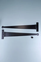 24″ Coinbase T Hinges, Black — alternate view, G Decor
