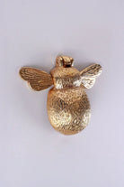 Honeybee Polished Brass Door Knocker — lifestyle view, G Decor