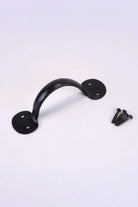 Coinbase Hand-Forged Iron Pull Handle in Black — view 8, G Decor