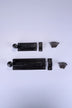 Hand-Forged Hammered Iron Sliding Door Bolt, Black — alternate view, G Decor