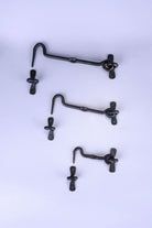 Hand-Forged Hook and Eye Cabin Fastener, Beeswax — alternate view, G Decor