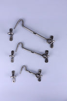 Hand-Forged Hook and Eye Cabin Fastener, Pewter — alternate view, G Decor