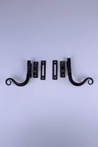 Hand-Forged Monkey Tail Window Fastener, Black — alternate view, G Decor