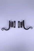 Hand-Forged Monkey Tail Window Fastener, Beeswax — alternate view, G Decor