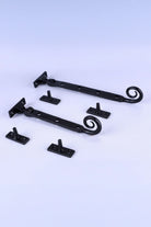 Hand-Forged Monkey Tail Adjustable Window Stay, Black — G Decor