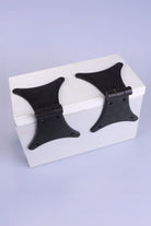 Pair of Hand-Forged Iron Butterfly Hinges, Beeswax — G Decor