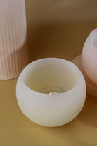 Pastelle Wax Tealight Lantern Holder in Soft Blush — view 8, G Decor