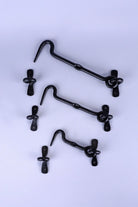 Hand-Forged Hook and Eye Cabin Fastener, Black — alternate view, G Decor