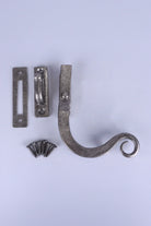Hand-Forged Monkey Tail Window Fastener, Pewter — view 6, G Decor