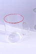 Twist Rim Glassware Tea and Coffee Mugs in Red Blue and Green — view 6, G Decor